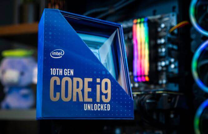 Intel 10 generation core i9 CPU